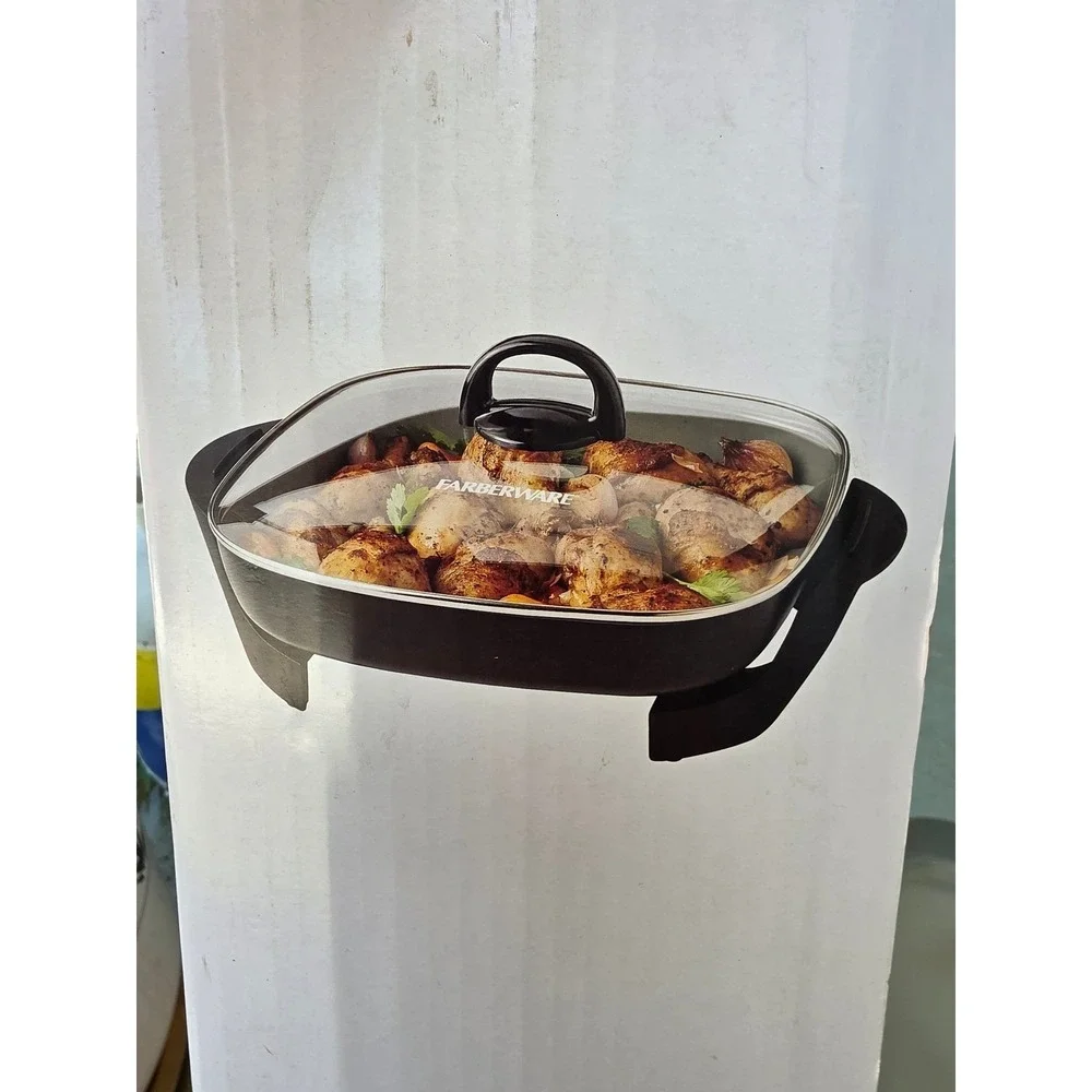Farberware 12-Inch Electric Skillet‎ Ceramic Non-Stick FW61100027877 1200W E3